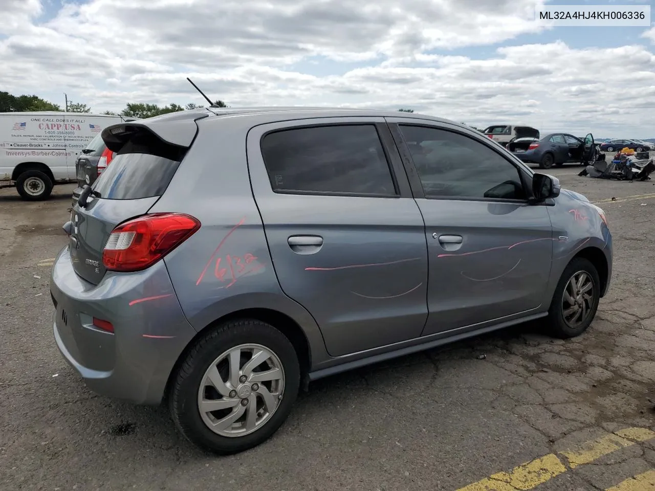 2019 Mitsubishi Mirage Se VIN: ML32A4HJ4KH006336 Lot: 67975724