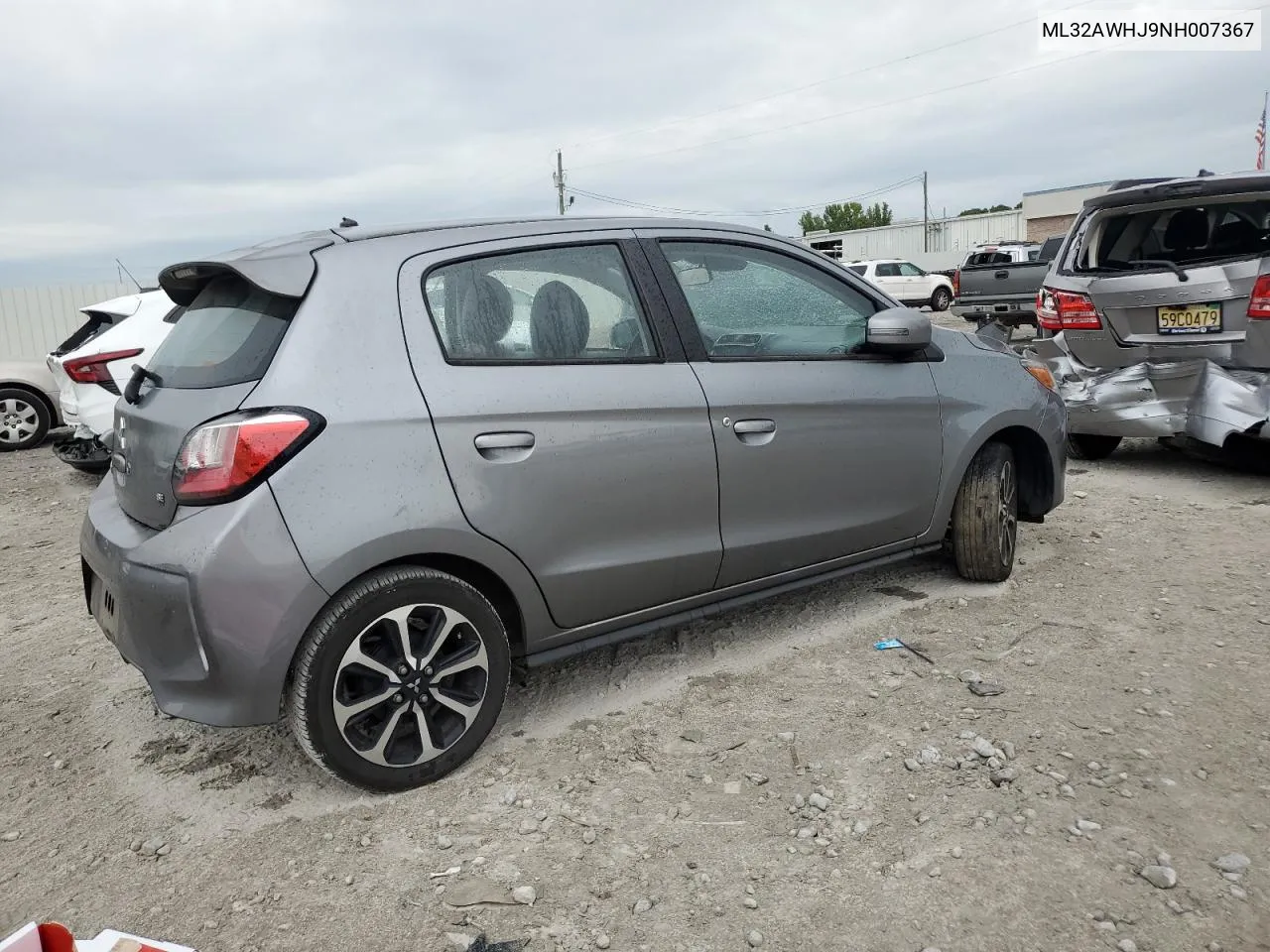 ML32AWHJ9NH007367 2022 Mitsubishi Mirage Se