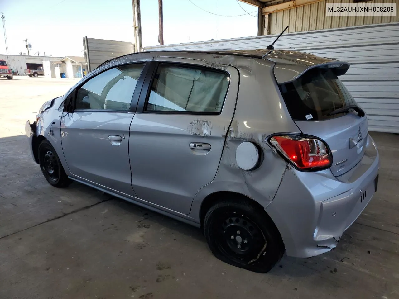 2022 Mitsubishi Mirage Es VIN: ML32AUHJXNH008208 Lot: 71415494