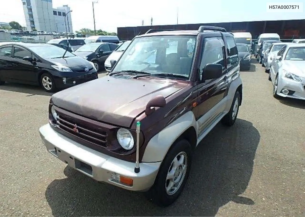 1996 Mitsubishi Pajero VIN: H57A0007571 Lot: 70933434