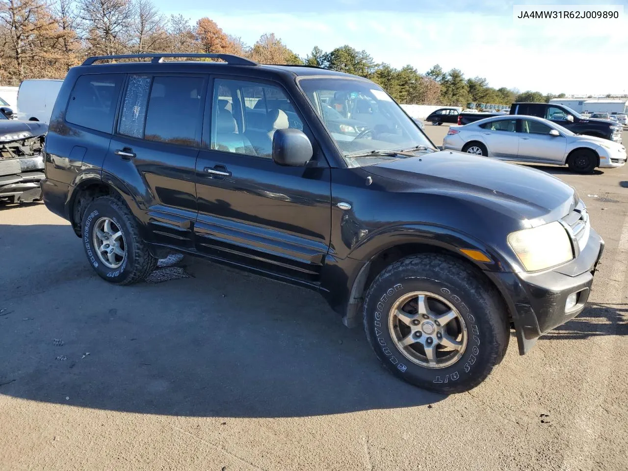 2002 Mitsubishi Montero Xls VIN: JA4MW31R62J009890 Lot: 43887854