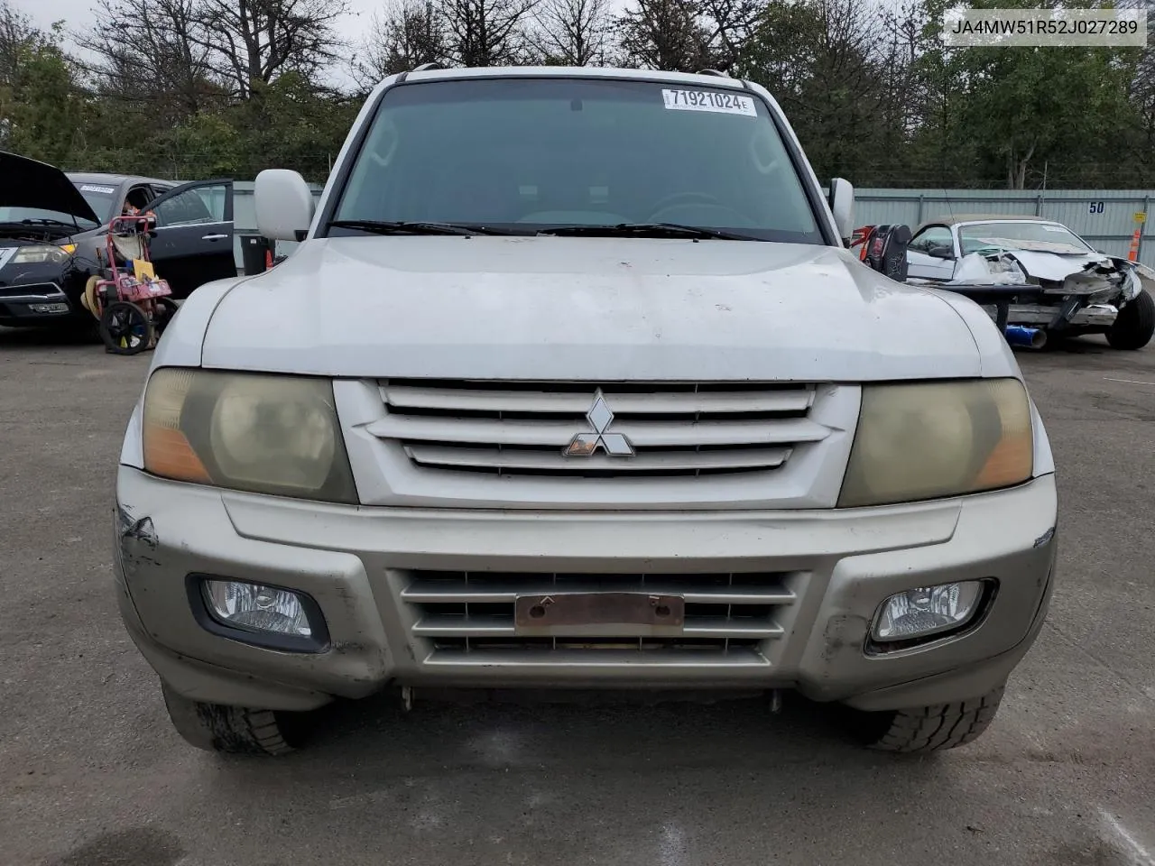 2002 Mitsubishi Montero Limited VIN: JA4MW51R52J027289 Lot: 71921024