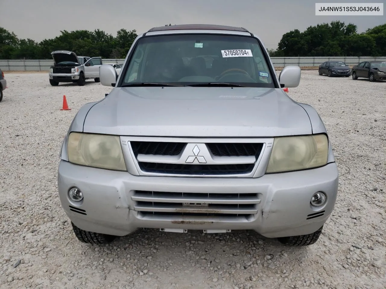 2003 Mitsubishi Montero Limited VIN: JA4NW51S53J043646 Lot: 57050704