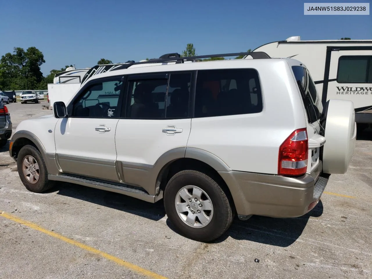 2003 Mitsubishi Montero Limited VIN: JA4NW51S83J029238 Lot: 67749344