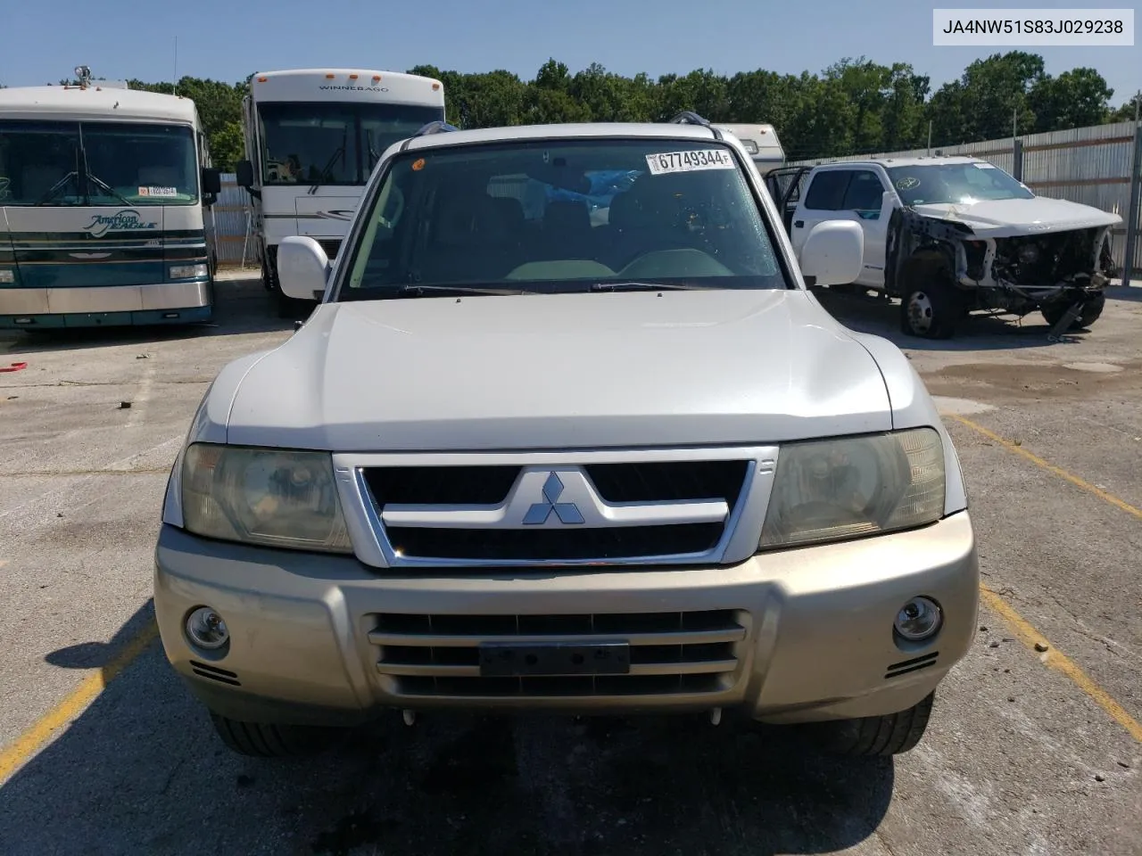 JA4NW51S83J029238 2003 Mitsubishi Montero Limited