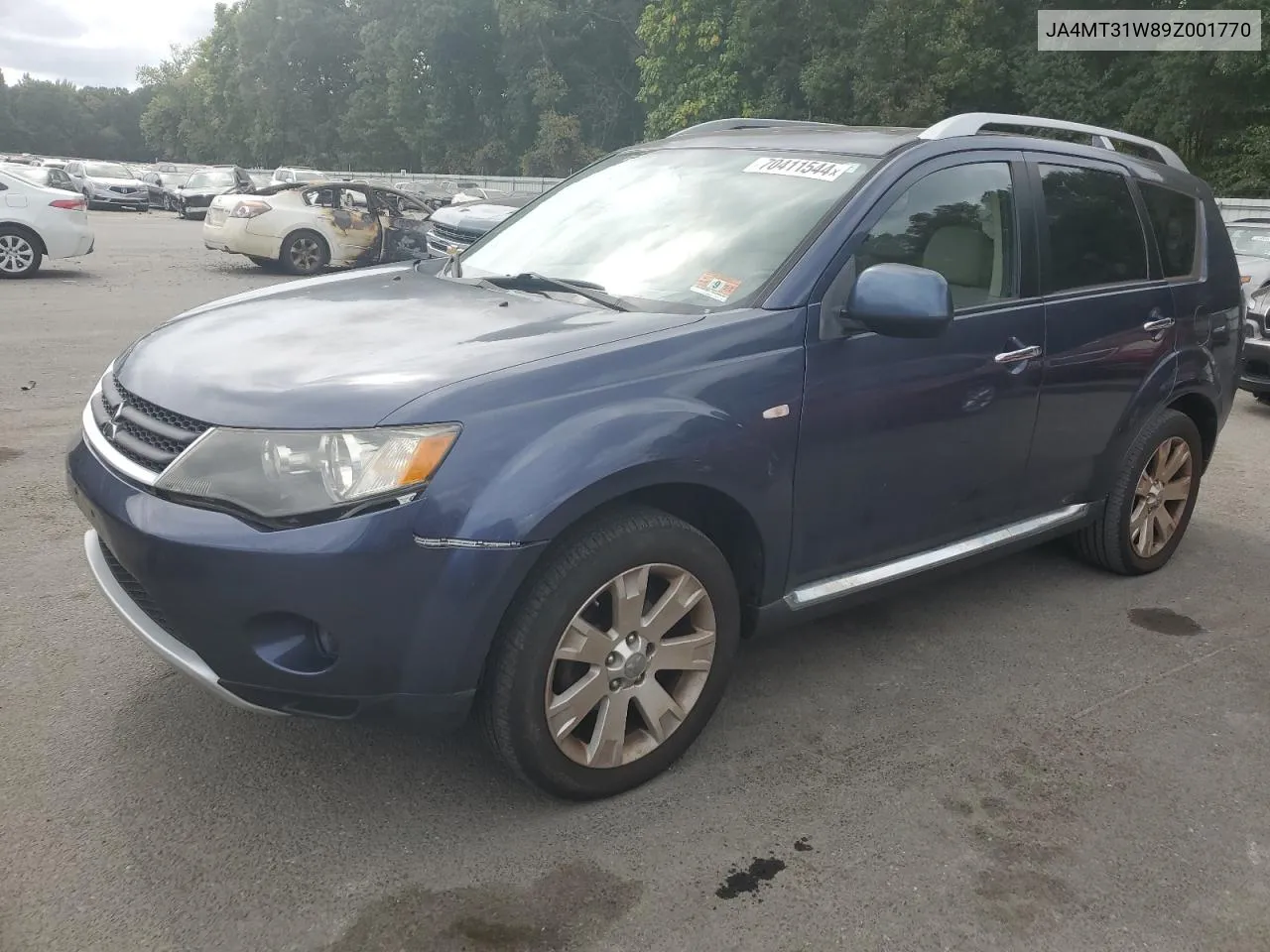 2009 Mitsubishi Outlander Se VIN: JA4MT31W89Z001770 Lot: 70411544