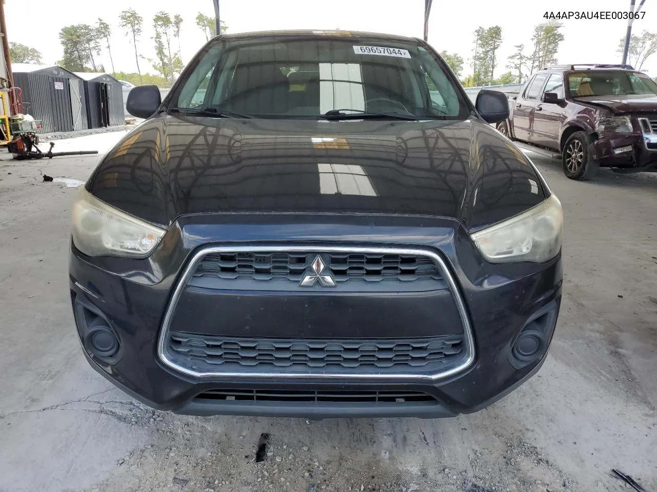 2014 Mitsubishi Outlander Sport Es VIN: 4A4AP3AU4EE003067 Lot: 69657044