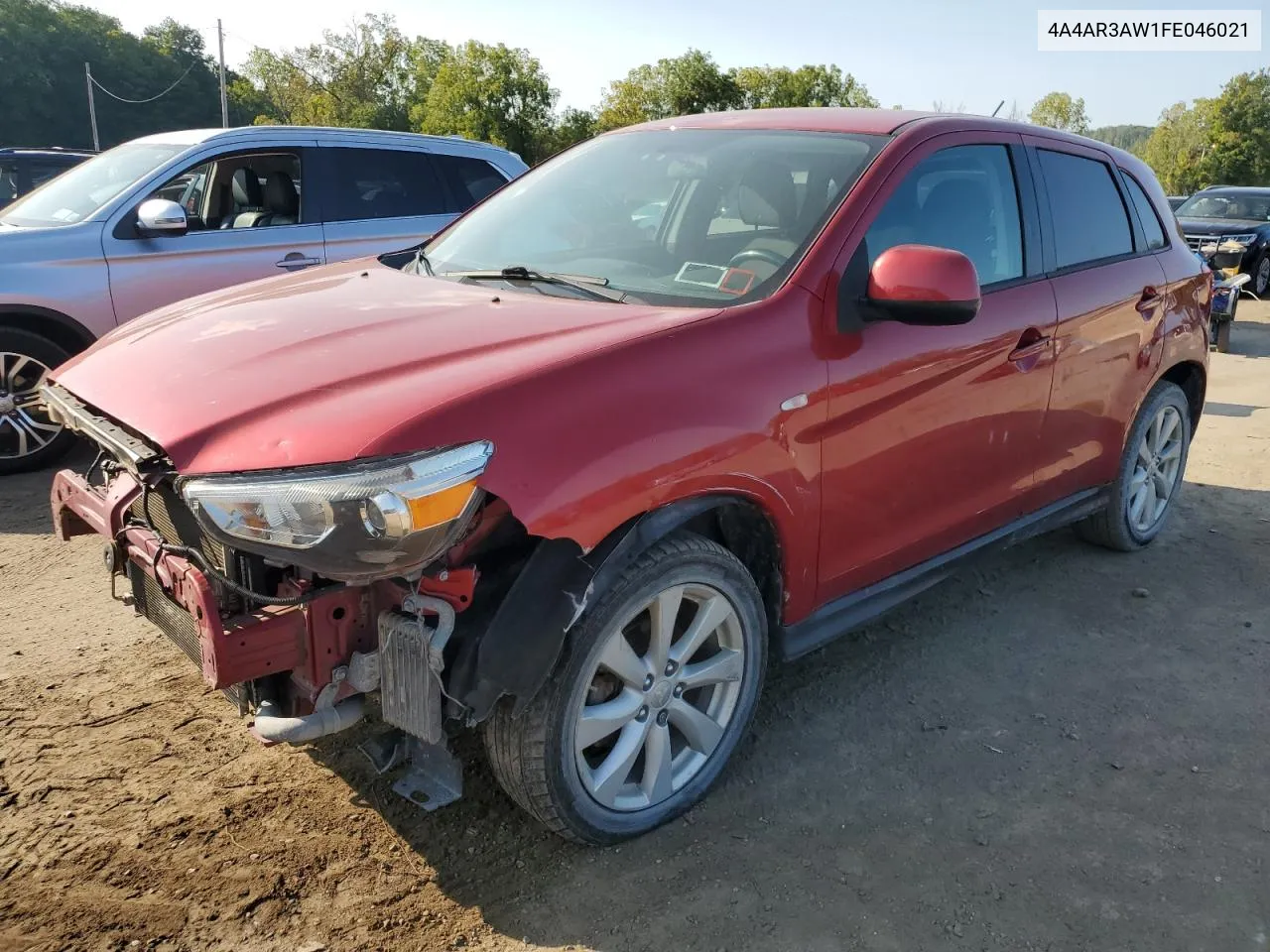 2015 Mitsubishi Outlander Sport Es VIN: 4A4AR3AW1FE046021 Lot: 70254274