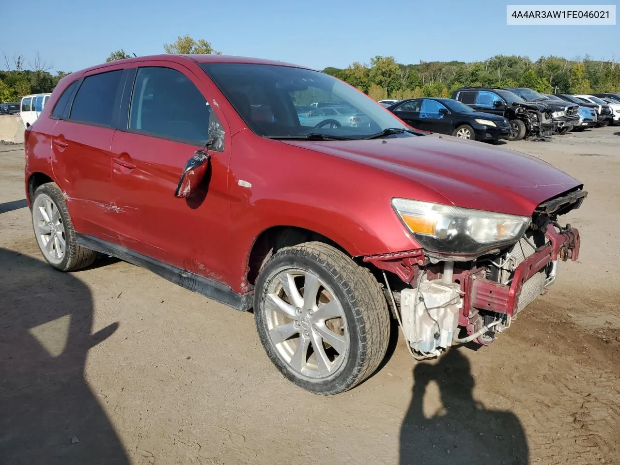 2015 Mitsubishi Outlander Sport Es VIN: 4A4AR3AW1FE046021 Lot: 70254274