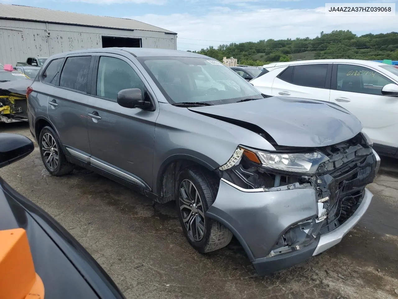 2017 Mitsubishi Outlander Es VIN: JA4AZ2A37HZ039068 Lot: 66430344