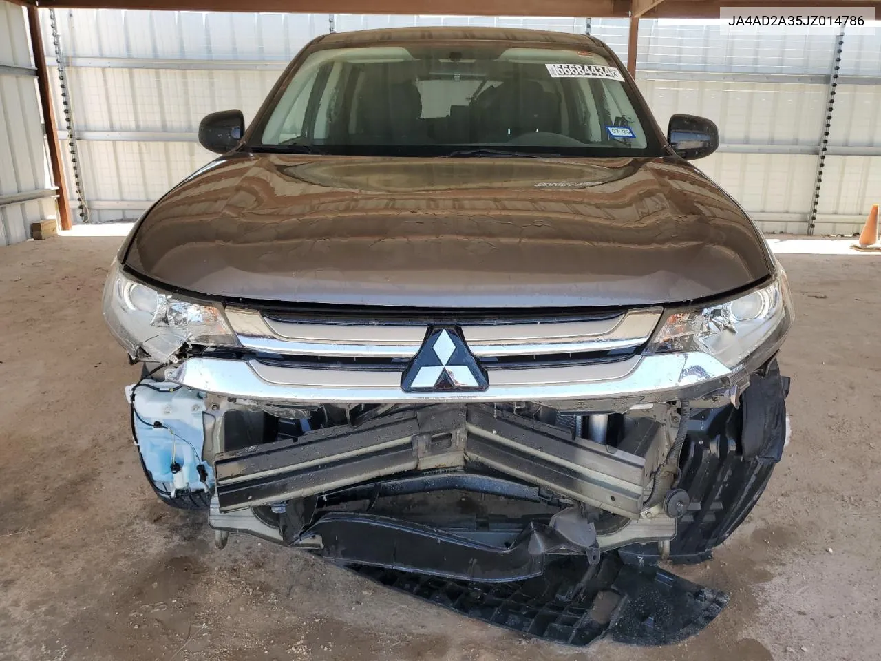 2018 Mitsubishi Outlander Es VIN: JA4AD2A35JZ014786 Lot: 66684434