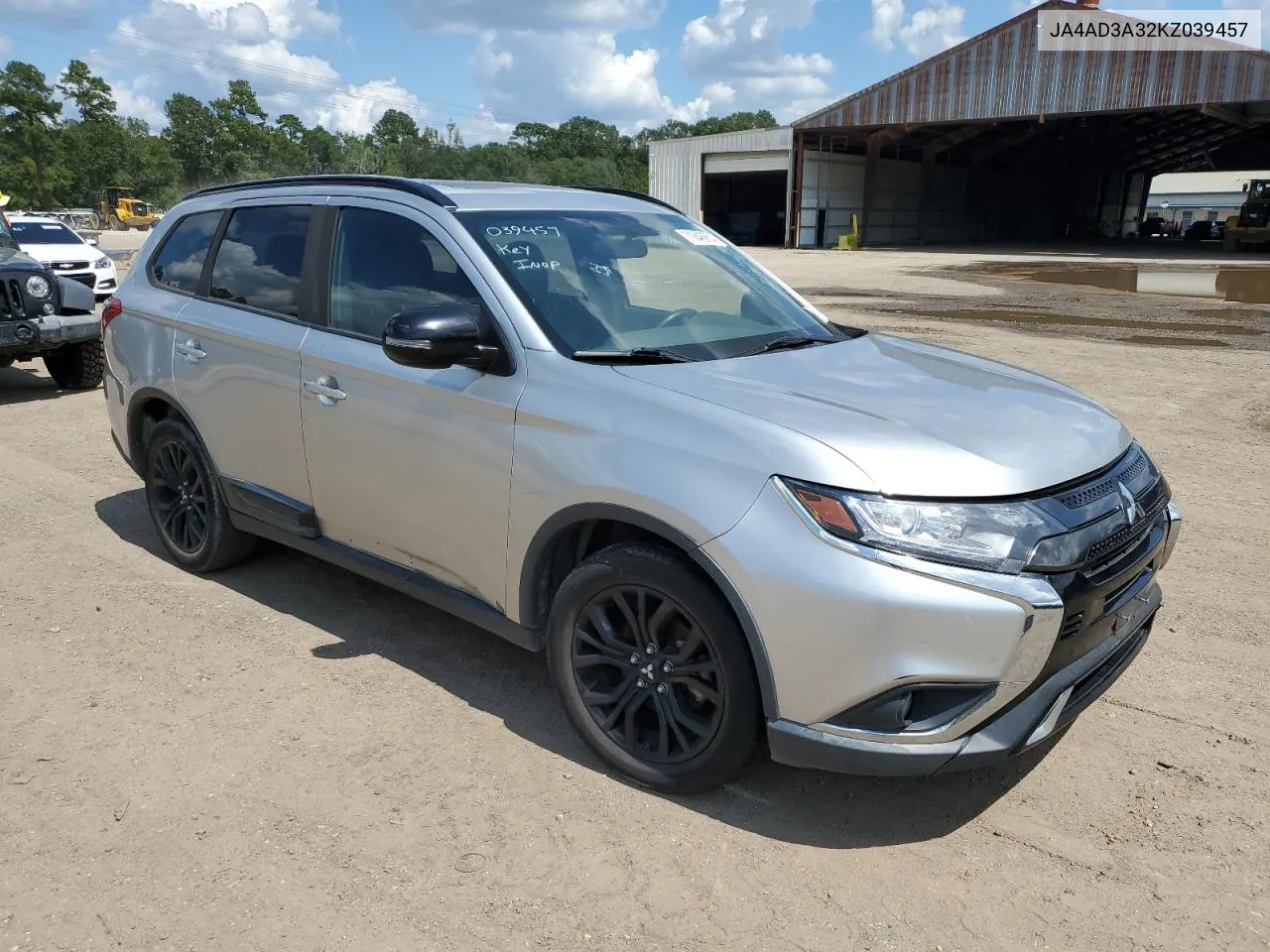 2019 Mitsubishi Outlander Se VIN: JA4AD3A32KZ039457 Lot: 71846904