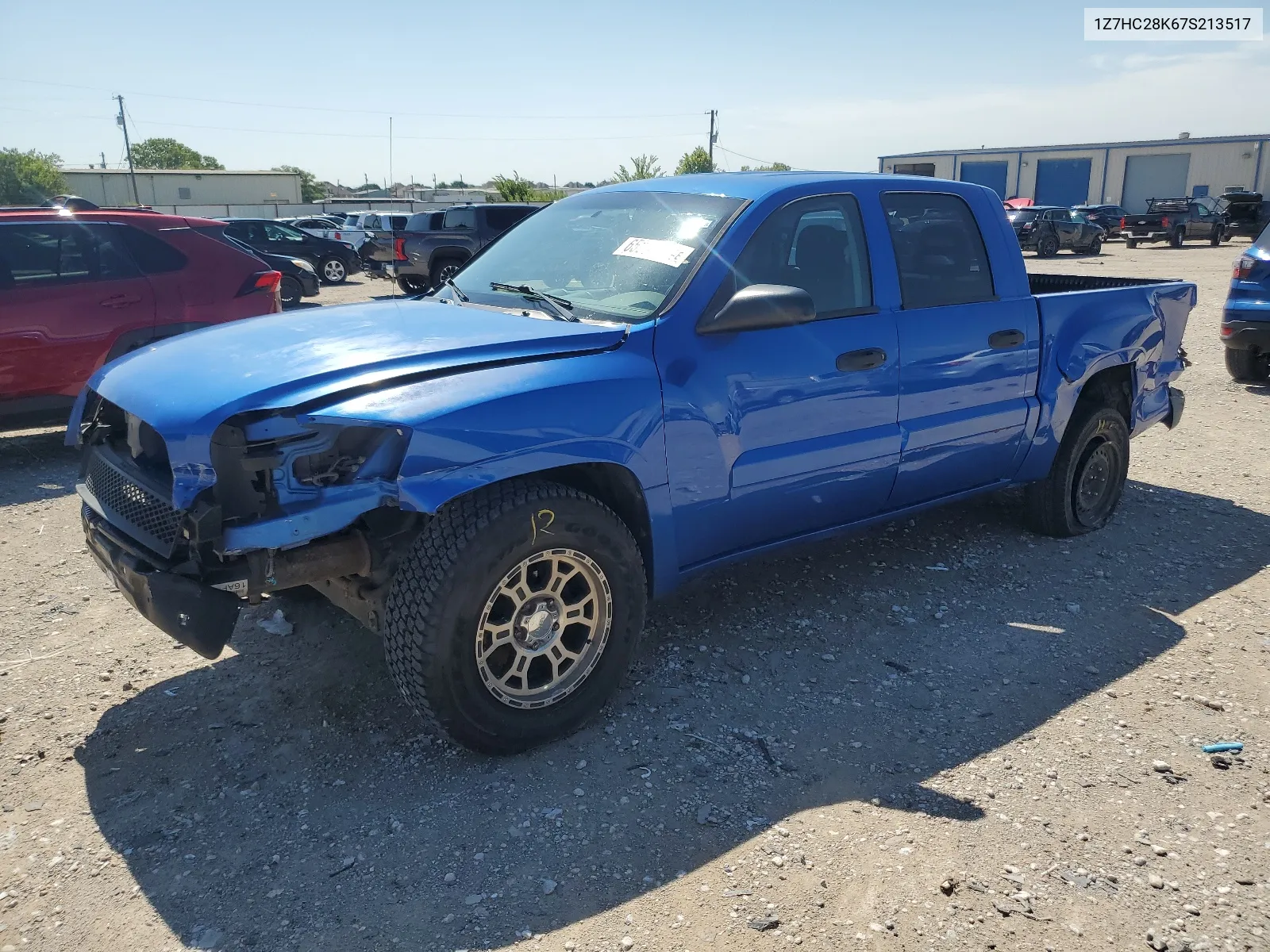 2007 Mitsubishi Raider Ls VIN: 1Z7HC28K67S213517 Lot: 65857424