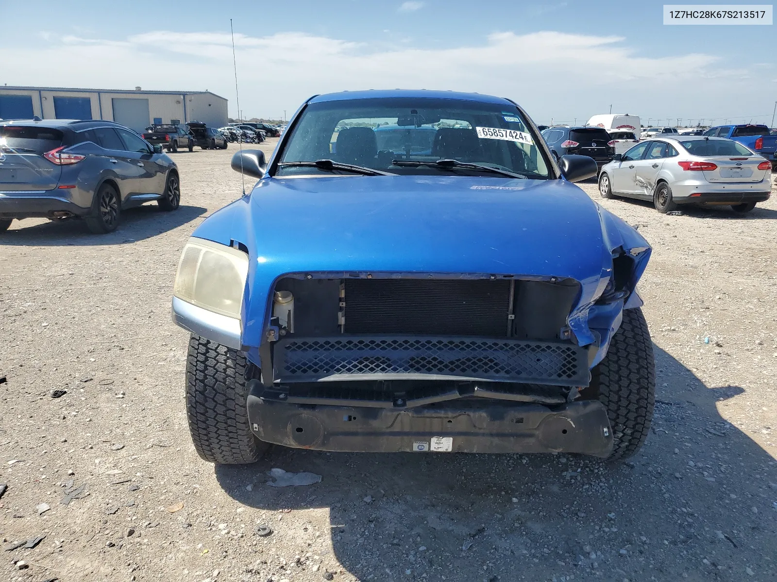 2007 Mitsubishi Raider Ls VIN: 1Z7HC28K67S213517 Lot: 65857424