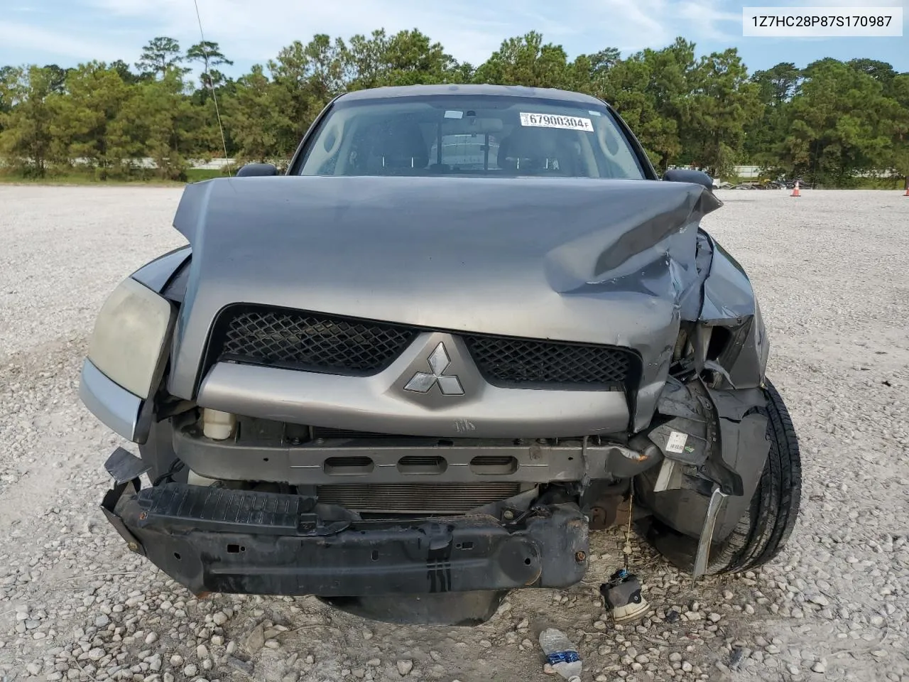 1Z7HC28P87S170987 2007 Mitsubishi Raider Ls