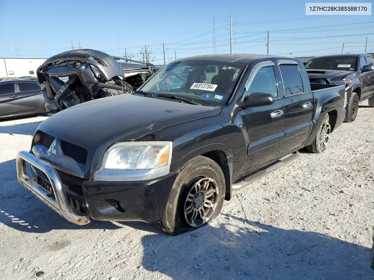 2008 Mitsubishi Raider Ls VIN: 1Z7HC28K38S588170 Lot: 66913784