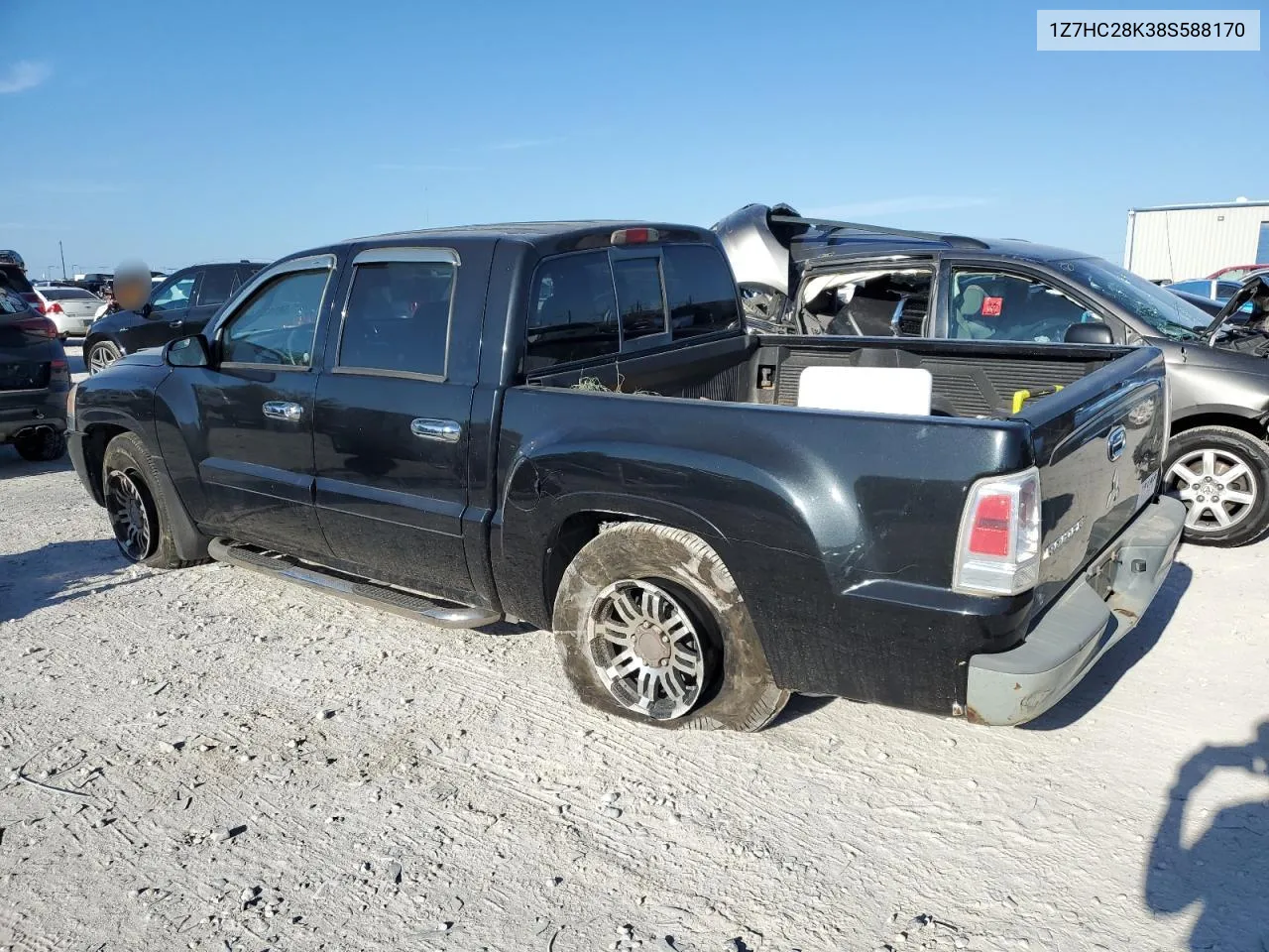 2008 Mitsubishi Raider Ls VIN: 1Z7HC28K38S588170 Lot: 66913784