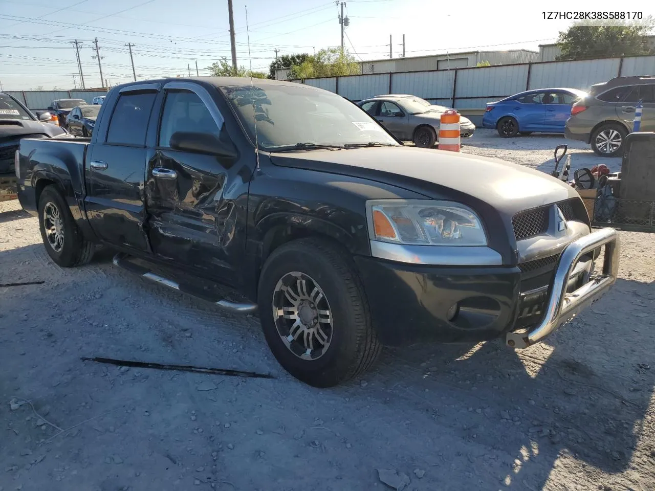 2008 Mitsubishi Raider Ls VIN: 1Z7HC28K38S588170 Lot: 66913784