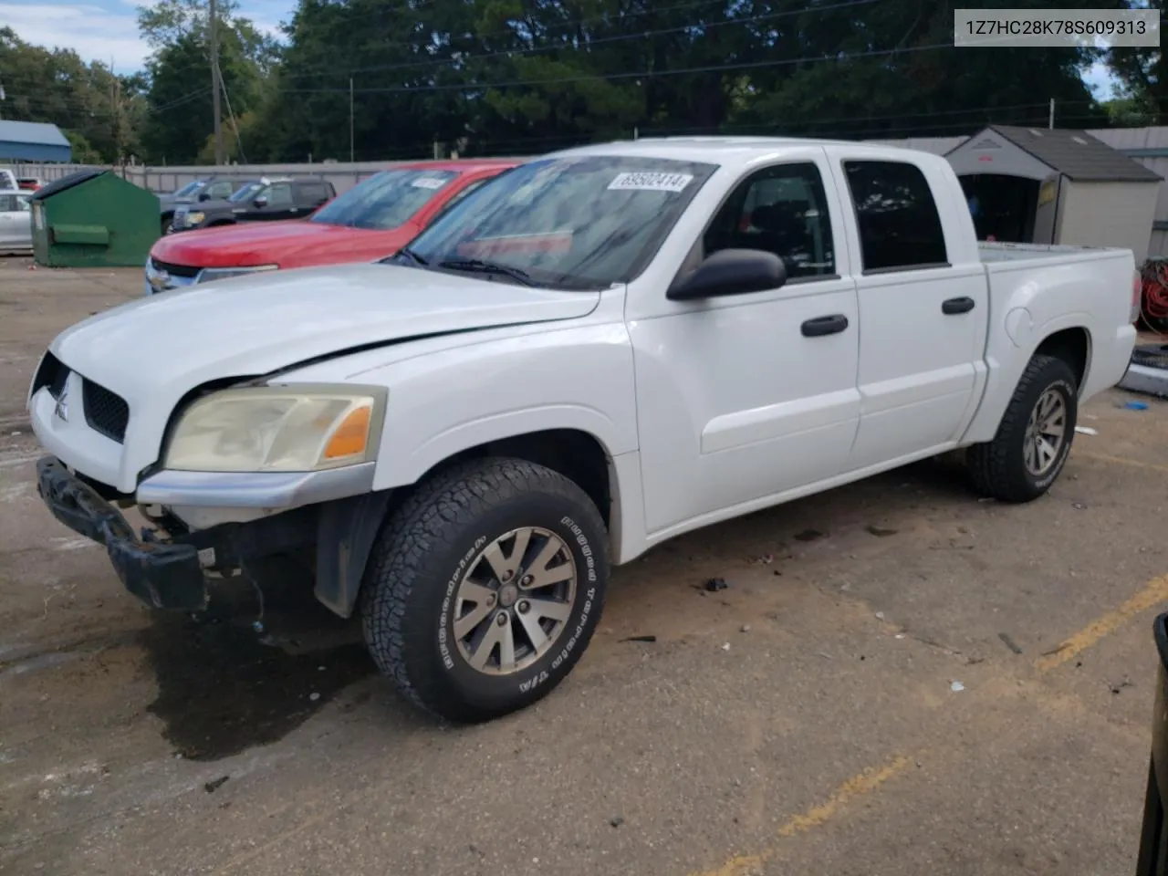 2008 Mitsubishi Raider Ls VIN: 1Z7HC28K78S609313 Lot: 69502414