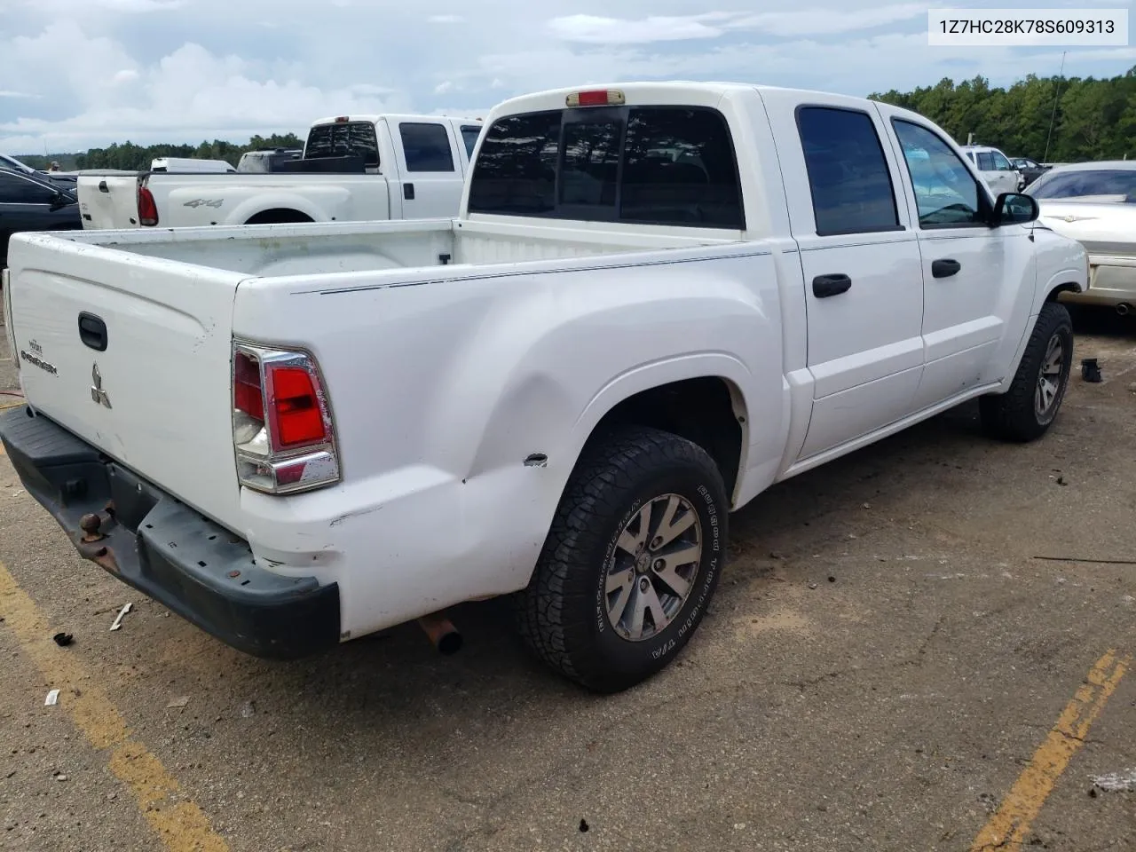 2008 Mitsubishi Raider Ls VIN: 1Z7HC28K78S609313 Lot: 69502414