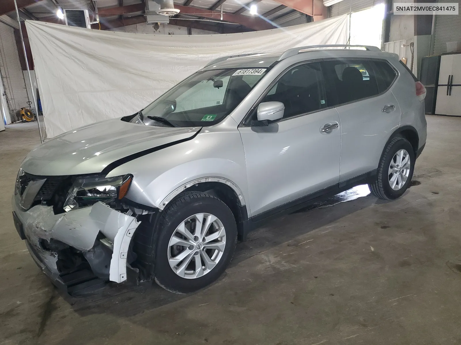 5N1AT2MV0EC841475 2014 Nissan Rogue S