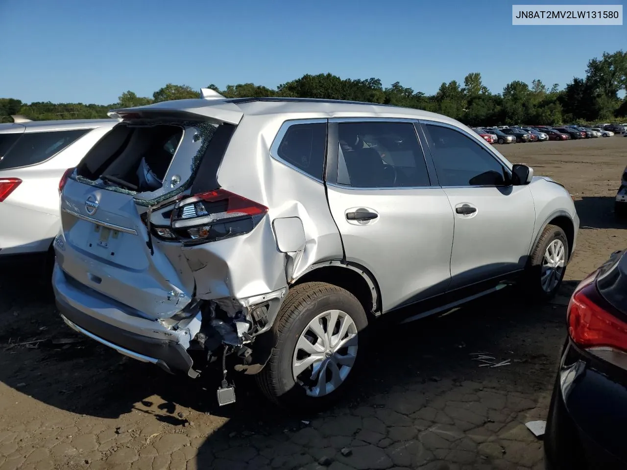 2020 Nissan Rogue S VIN: JN8AT2MV2LW131580 Lot: 70460264