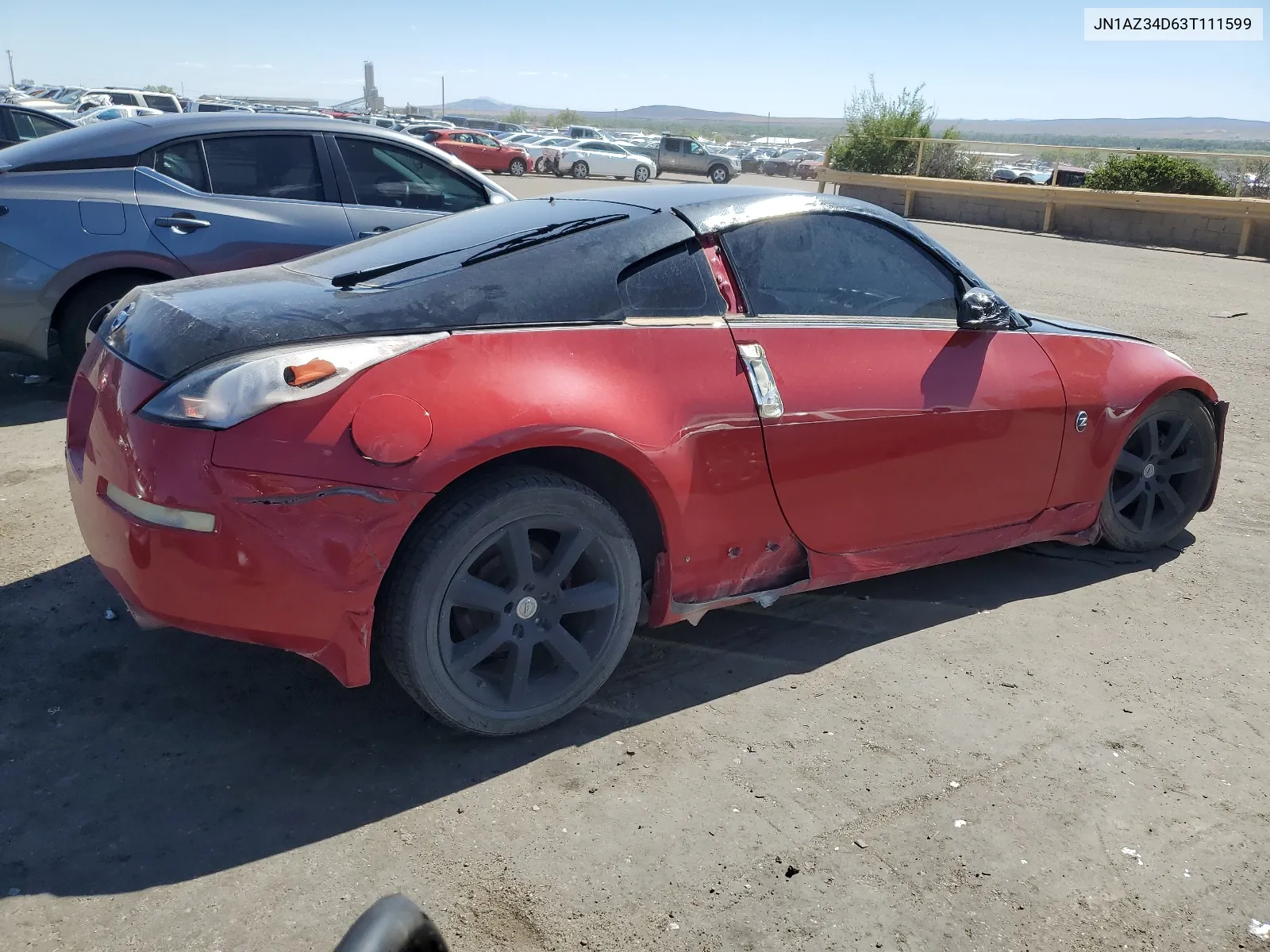 2003 Nissan 350Z Coupe VIN: JN1AZ34D63T111599 Lot: 61660884