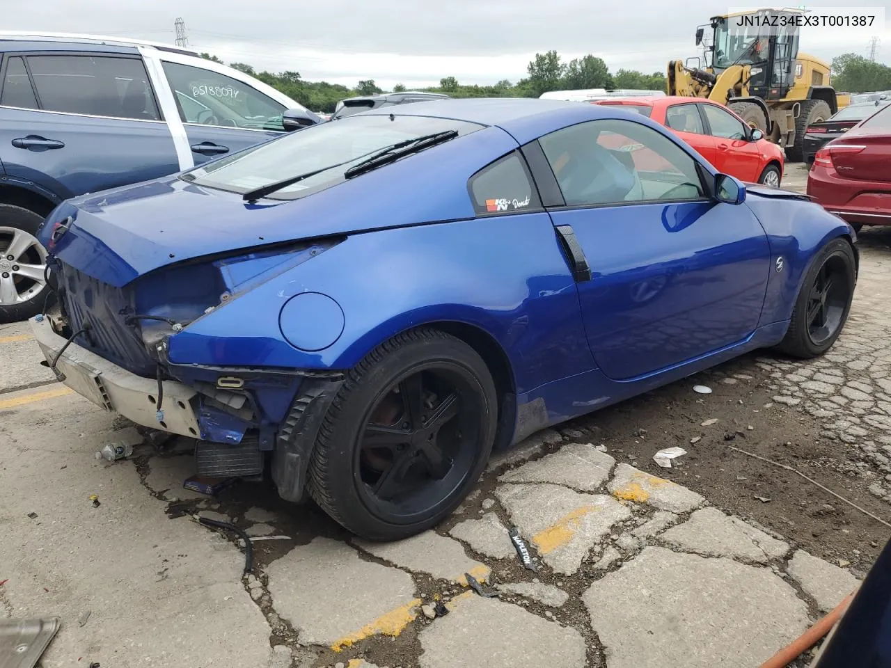 2003 Nissan 350Z Coupe VIN: JN1AZ34EX3T001387 Lot: 65664184