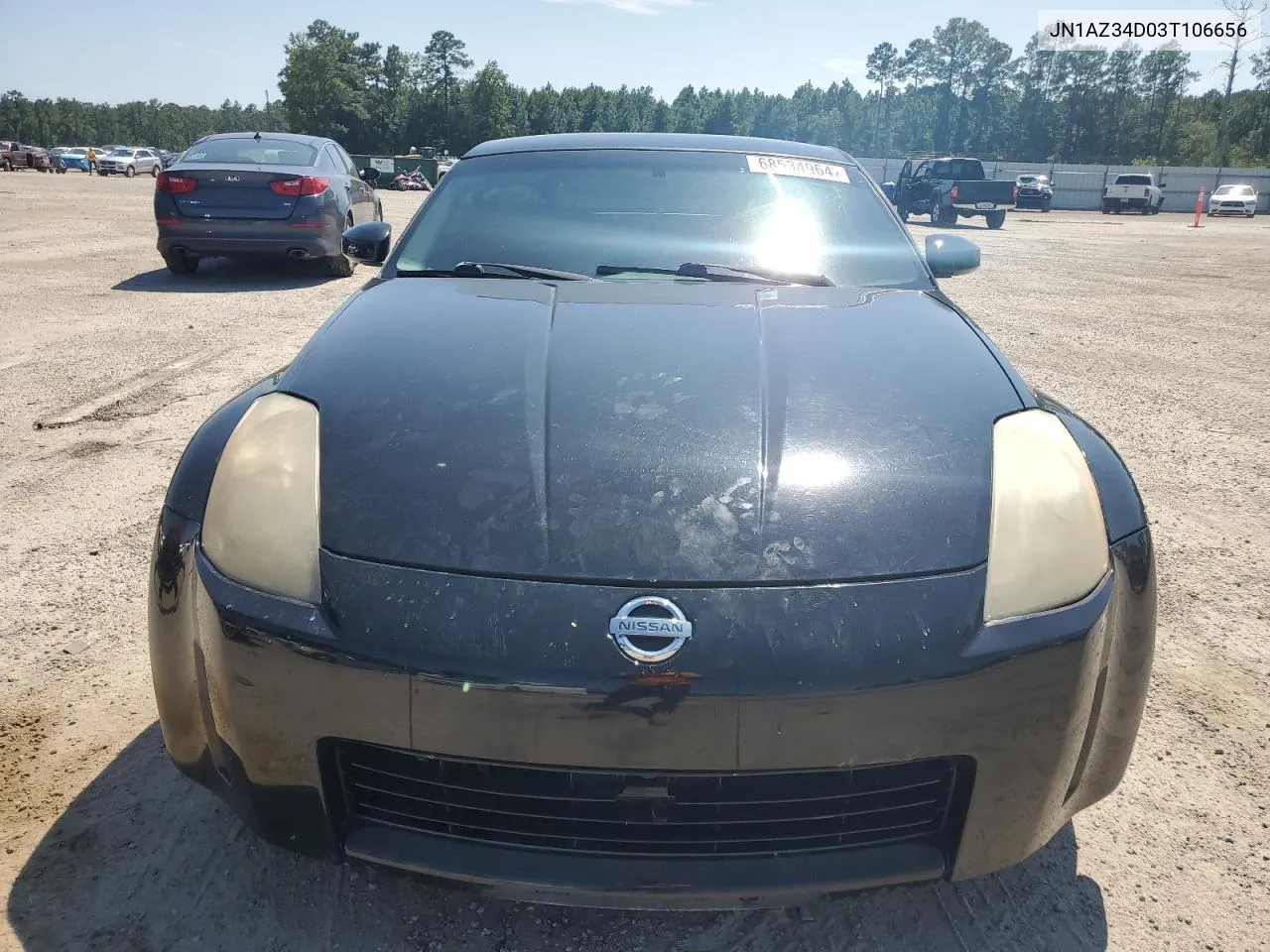 2003 Nissan 350Z Coupe VIN: JN1AZ34D03T106656 Lot: 68534964