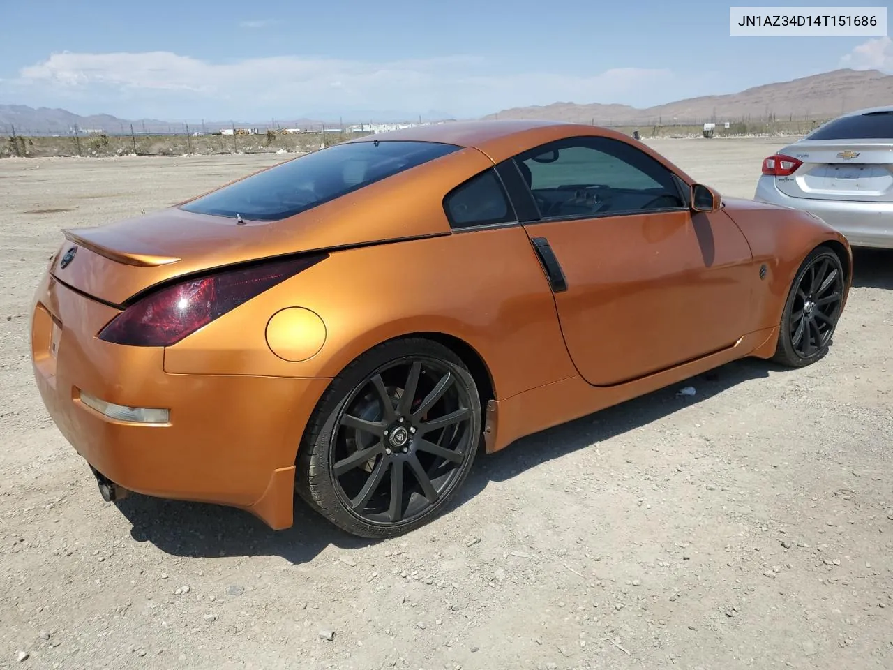 2004 Nissan 350Z Coupe VIN: JN1AZ34D14T151686 Lot: 64281894