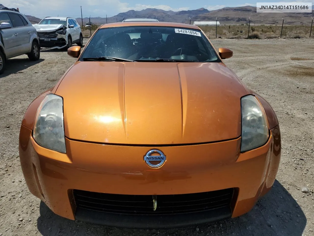 JN1AZ34D14T151686 2004 Nissan 350Z Coupe