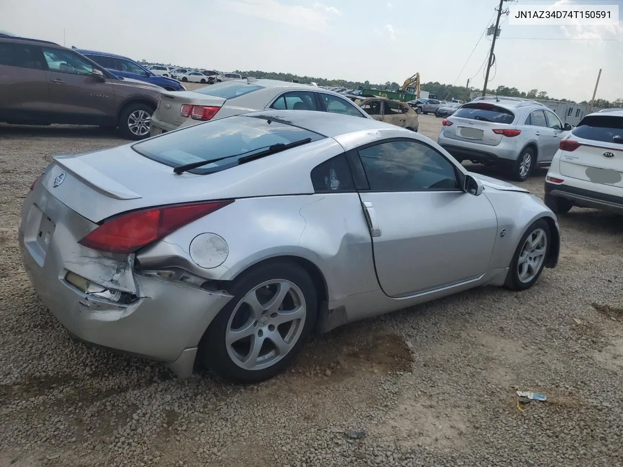 2004 Nissan 350Z Coupe VIN: JN1AZ34D74T150591 Lot: 67364064