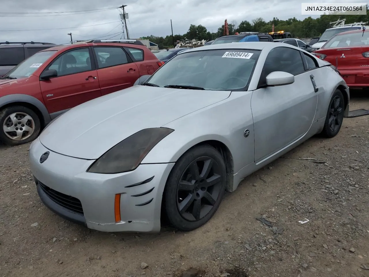 2004 Nissan 350Z Coupe VIN: JN1AZ34E24T060564 Lot: 69689414