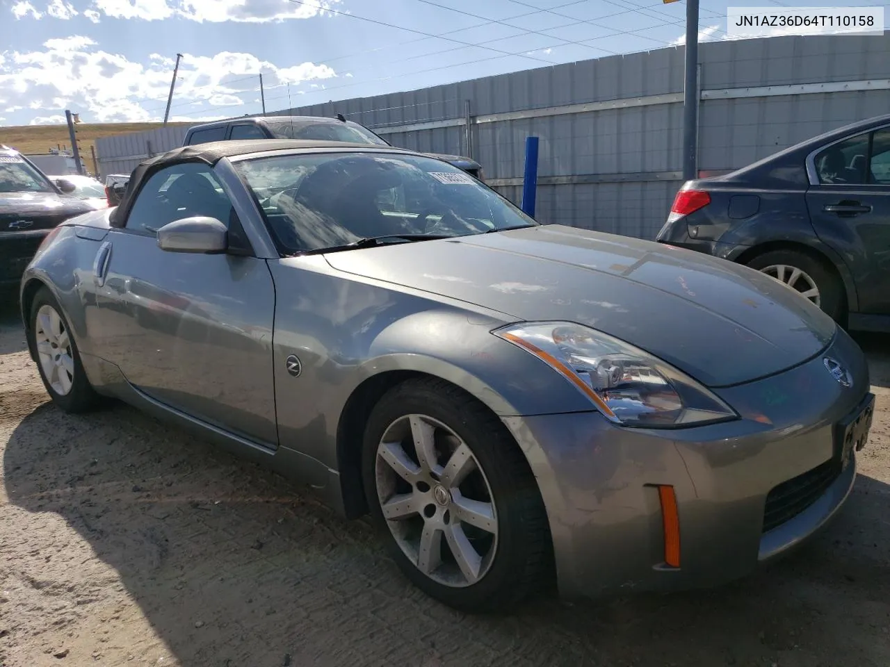 2004 Nissan 350Z Roadster VIN: JN1AZ36D64T110158 Lot: 71365374