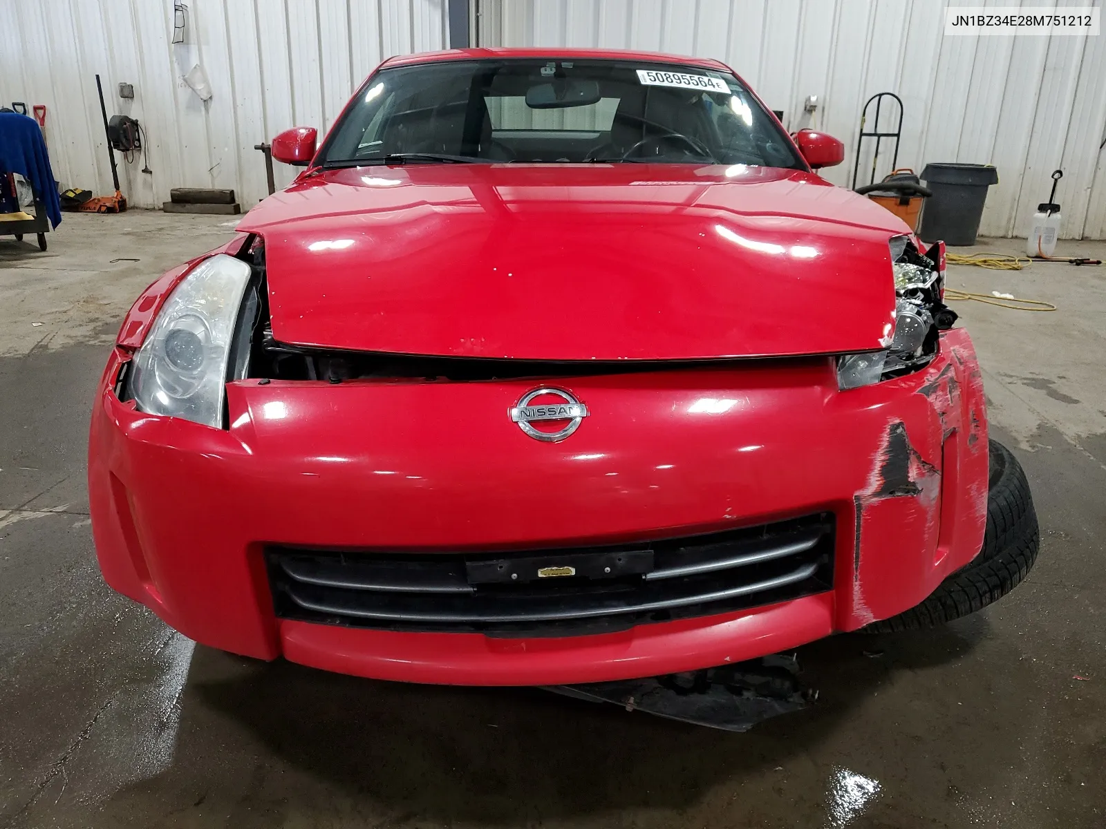 2008 Nissan 350Z Coupe VIN: JN1BZ34E28M751212 Lot: 50895564