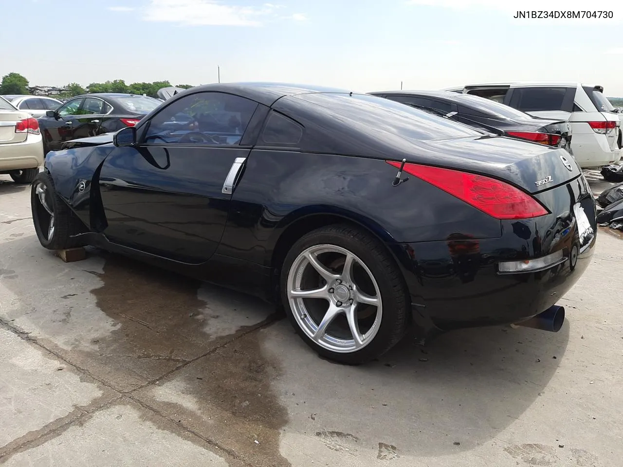 2008 Nissan 350Z Coupe VIN: JN1BZ34DX8M704730 Lot: 55244473