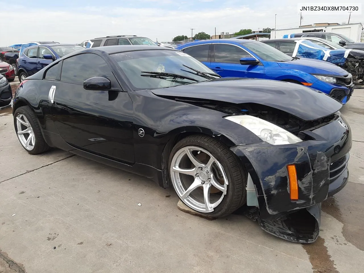 2008 Nissan 350Z Coupe VIN: JN1BZ34DX8M704730 Lot: 55244473