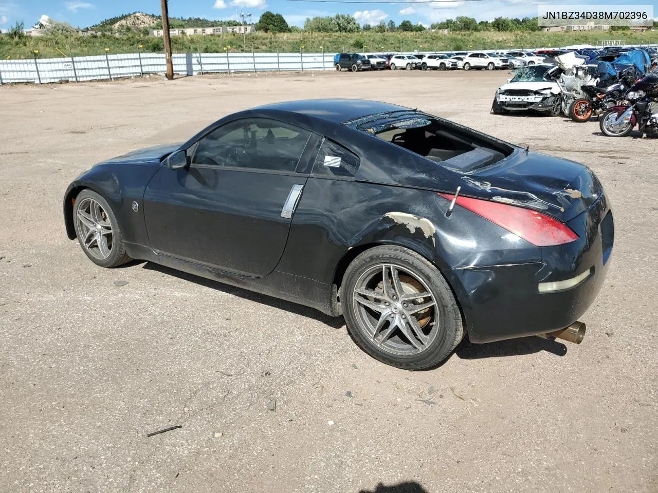 2008 Nissan 350Z Coupe VIN: JN1BZ34D38M702396 Lot: 68868744