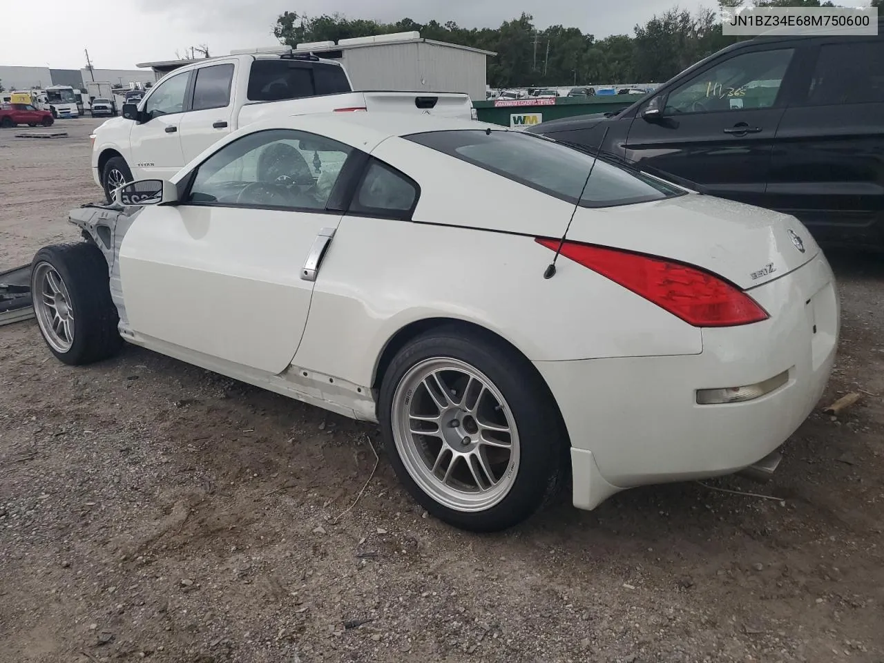 2008 Nissan 350Z Coupe VIN: JN1BZ34E68M750600 Lot: 69099724