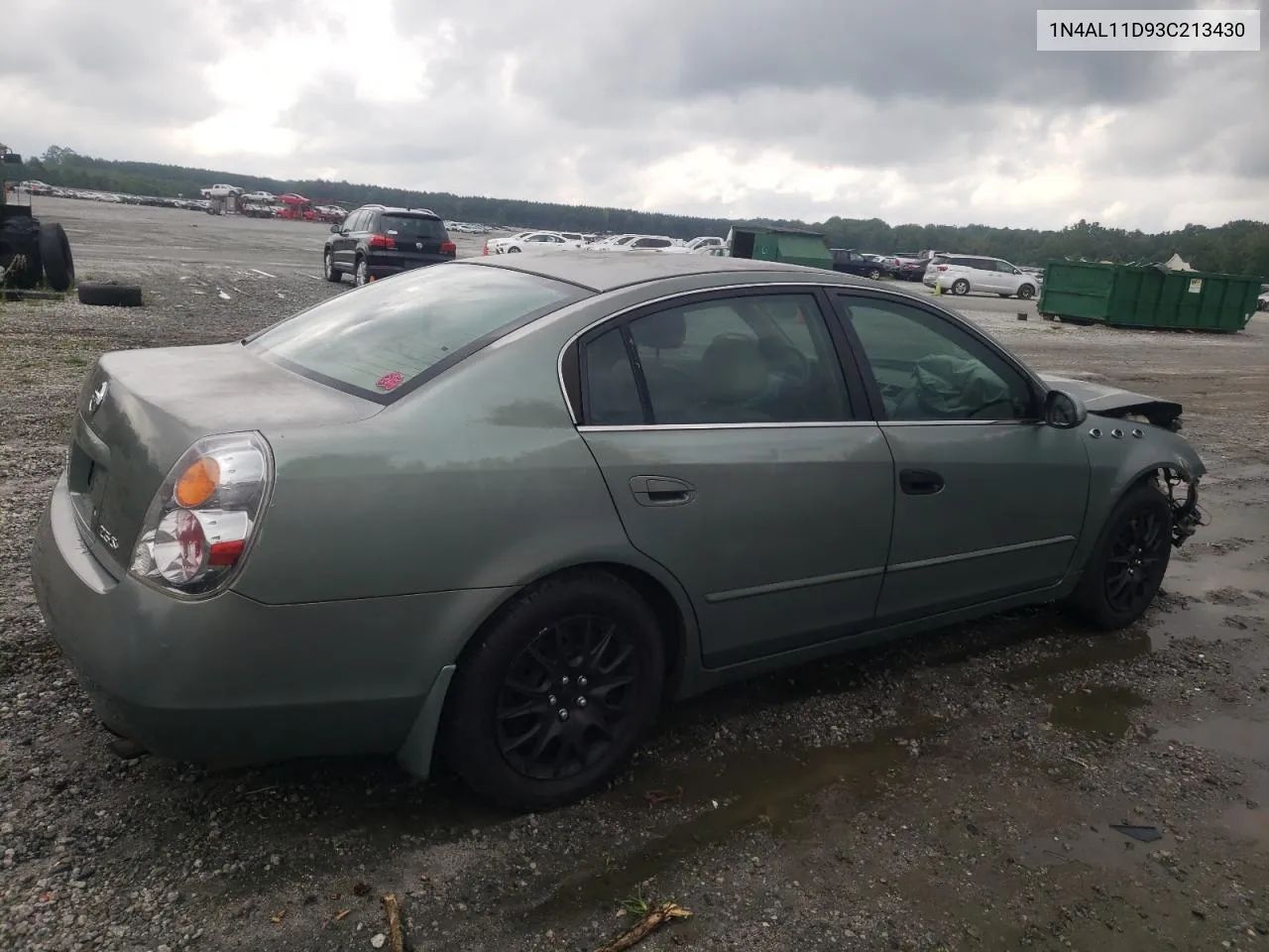 2003 Nissan Altima Base VIN: 1N4AL11D93C213430 Lot: 66759724