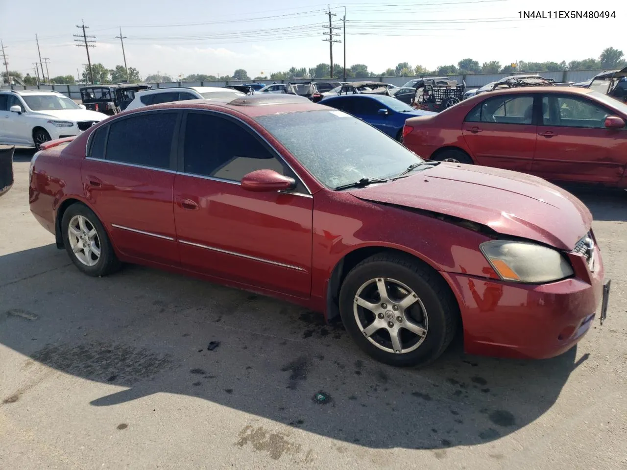 2005 Nissan Altima S VIN: 1N4AL11EX5N480494 Lot: 67972144