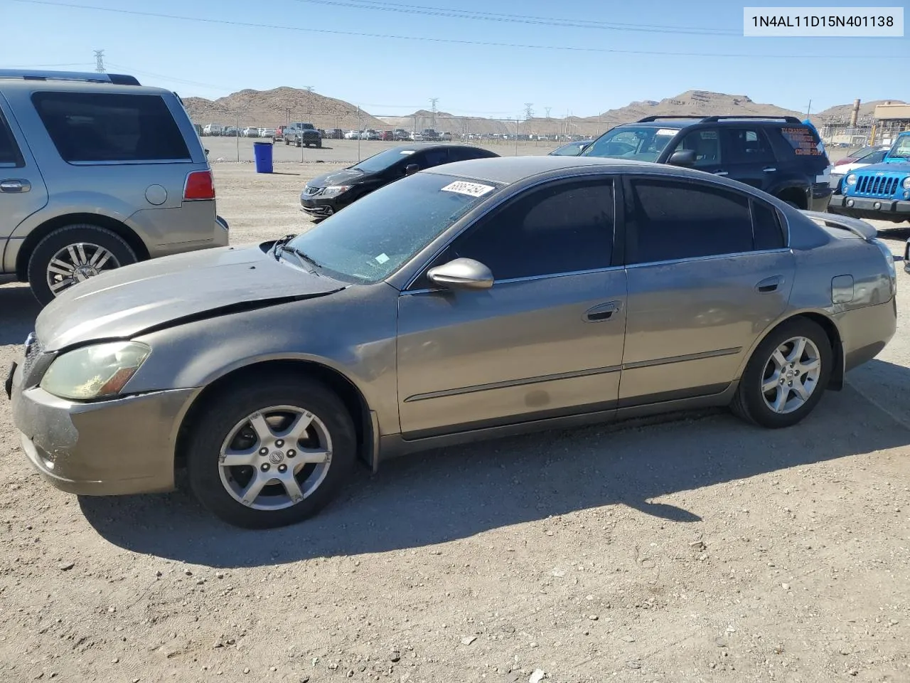 2005 Nissan Altima S VIN: 1N4AL11D15N401138 Lot: 68867454