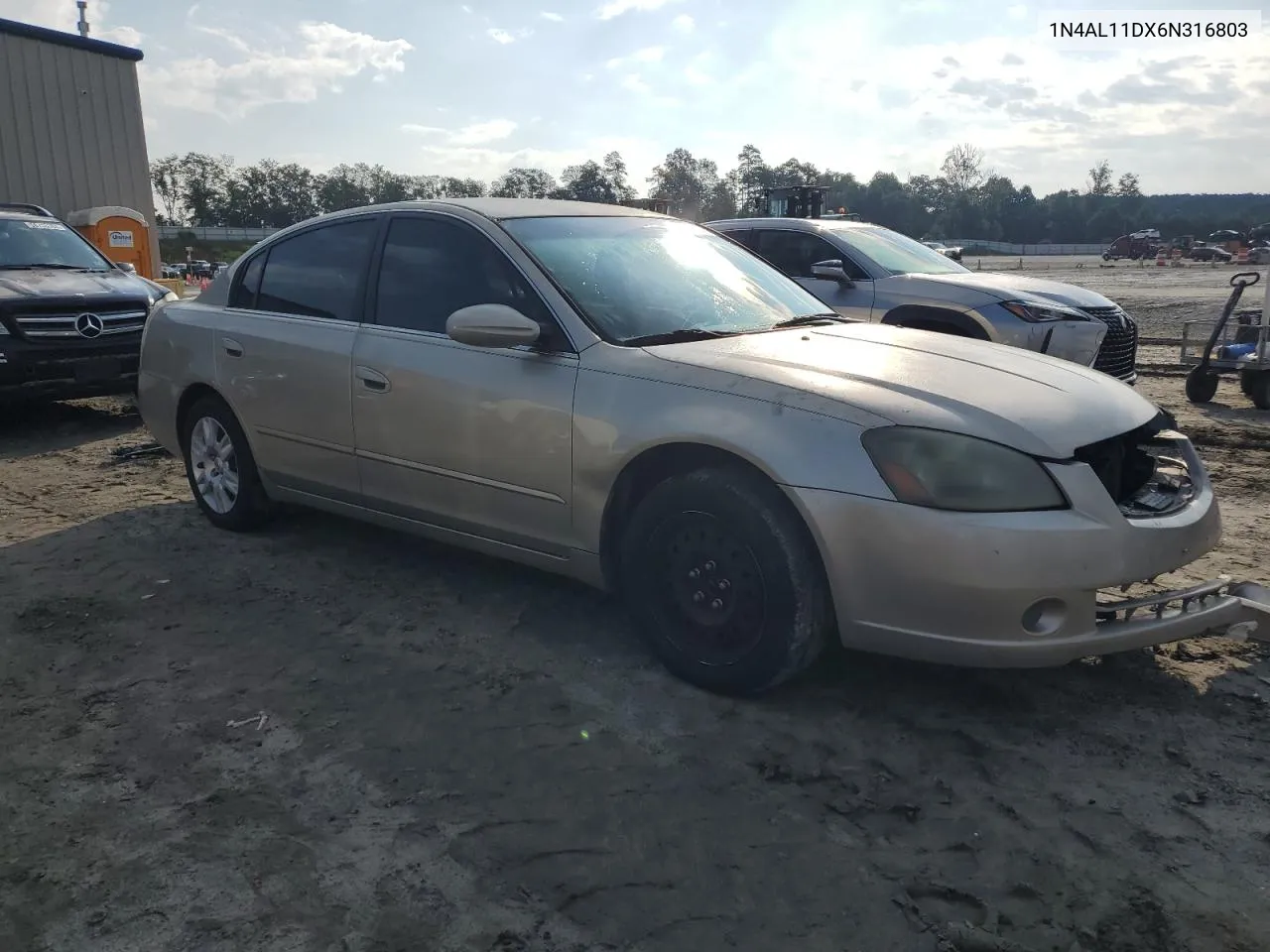 2006 Nissan Altima S VIN: 1N4AL11DX6N316803 Lot: 72003144