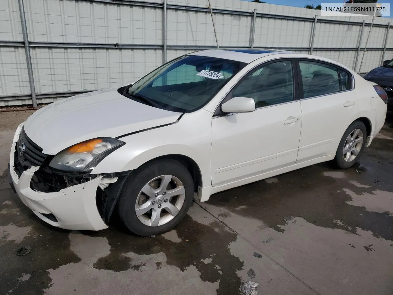 2009 Nissan Altima 2.5 VIN: 1N4AL21E59N411725 Lot: 71735054