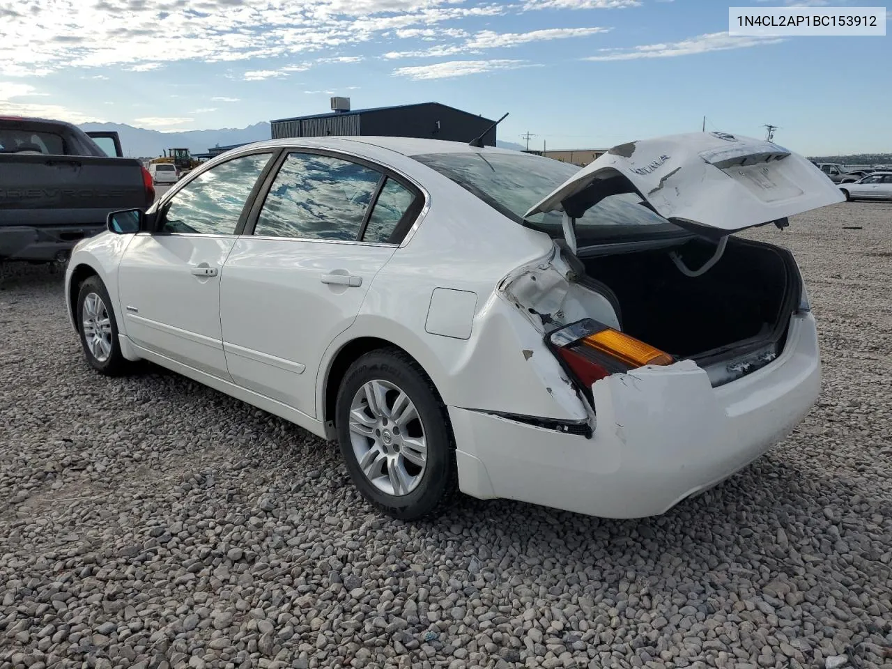 2011 Nissan Altima Hybrid VIN: 1N4CL2AP1BC153912 Lot: 60896024