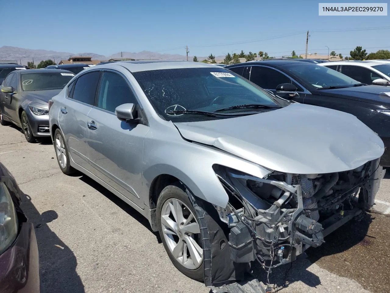 2014 Nissan Altima 2.5 VIN: 1N4AL3AP2EC299270 Lot: 61170694