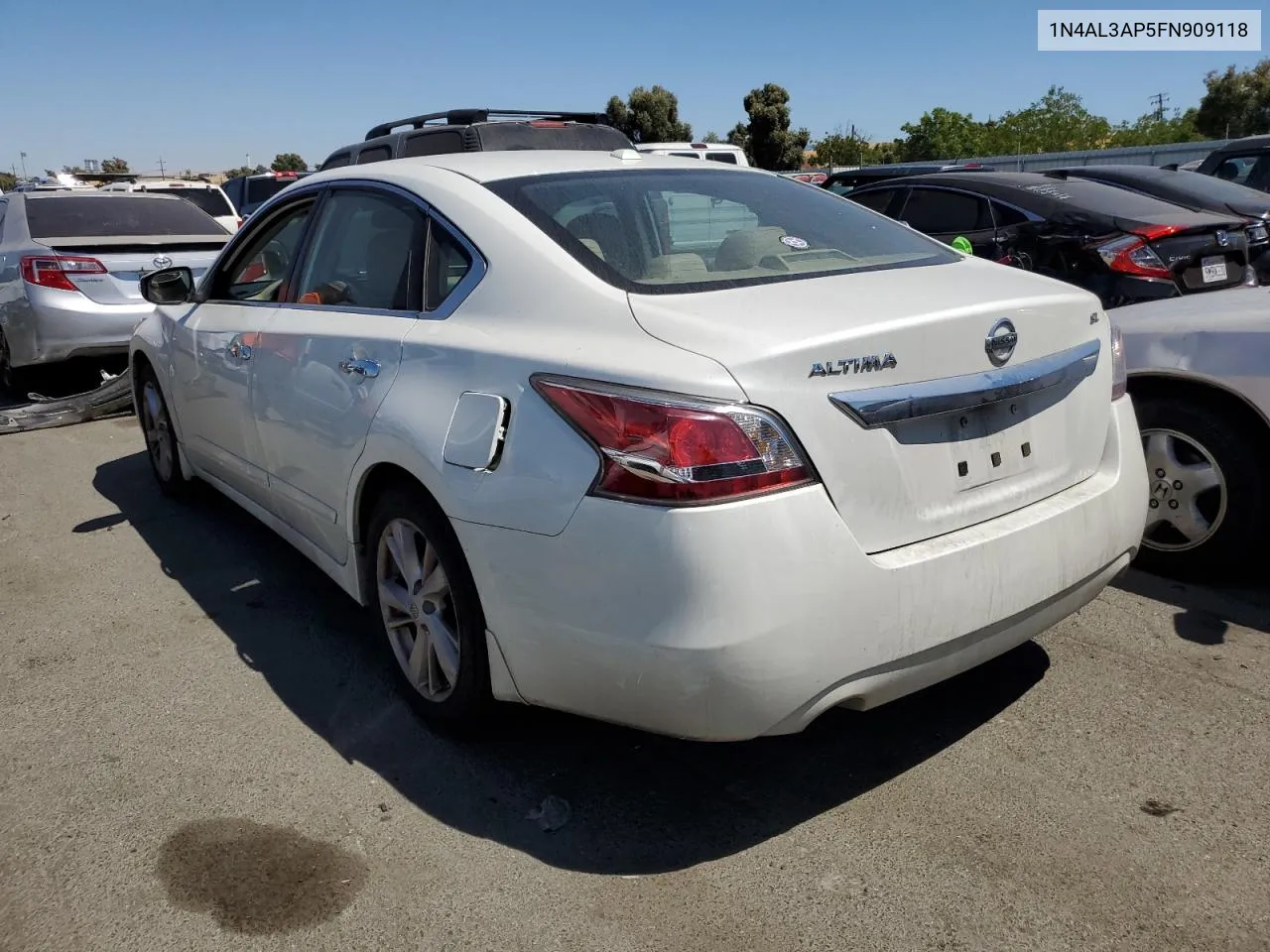 2015 Nissan Altima 2.5 VIN: 1N4AL3AP5FN909118 Lot: 63145294