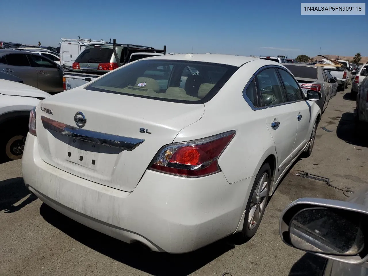 2015 Nissan Altima 2.5 VIN: 1N4AL3AP5FN909118 Lot: 63145294