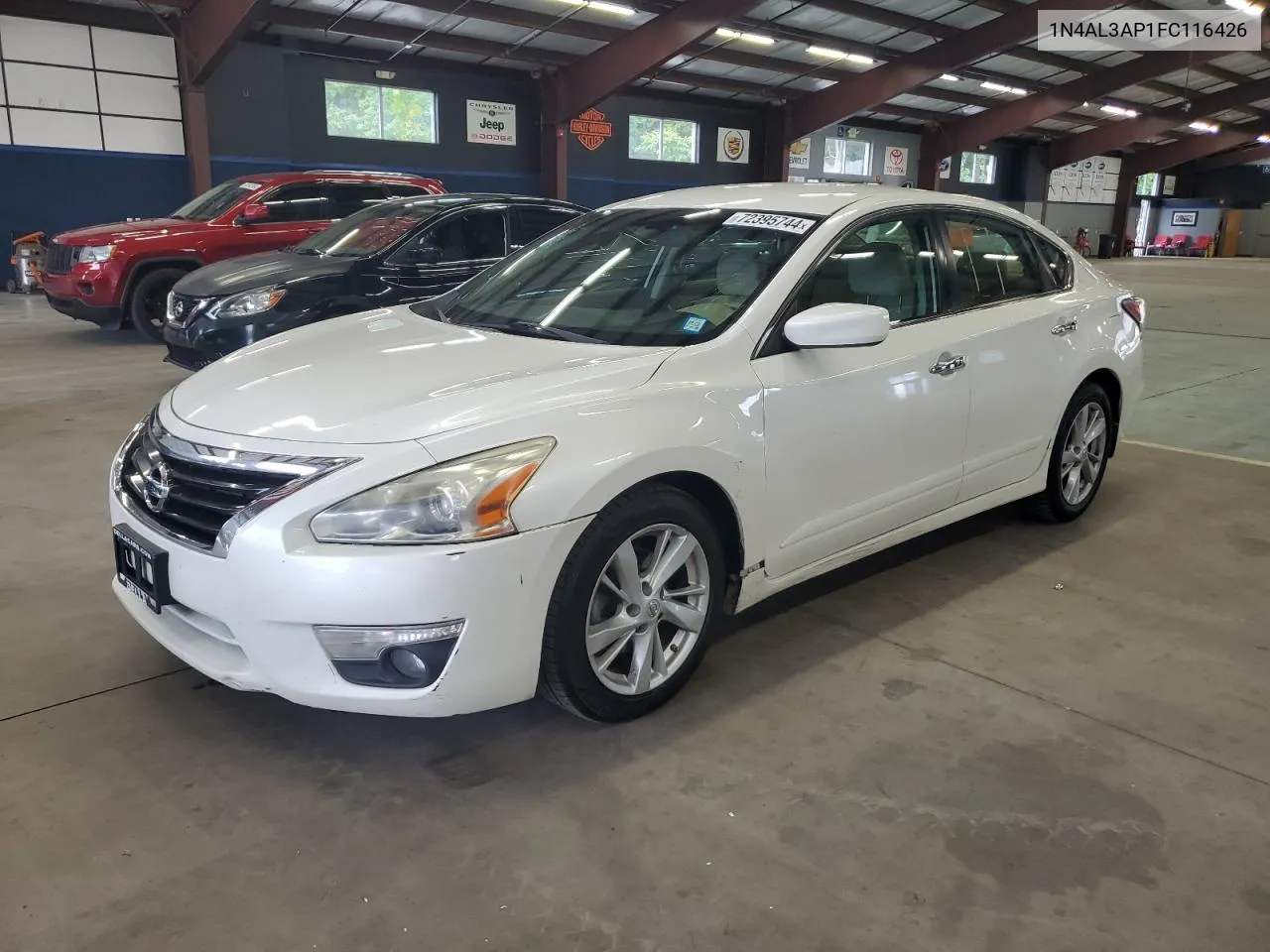 2015 Nissan Altima 2.5 VIN: 1N4AL3AP1FC116426 Lot: 72395744