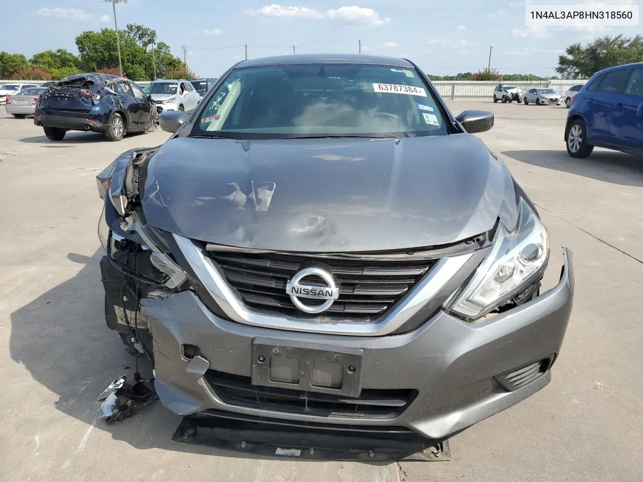 2017 Nissan Altima 2.5 VIN: 1N4AL3AP8HN318560 Lot: 63787384